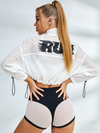 🖤ZASUWA Female Micro Mesh Short Tracksuit