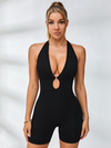 ZASUWA Female Sexy Hollow Out Push Up Design Romper