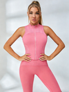 ZASUWA Female Solid Color Zipper Fashion Short Tracksuit