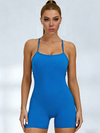 ZASUWA Female Cross Back Scrunch Bum Romper