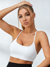 ZASUWA Female U Collar Hollow Out Beautify Back Sports Bras