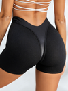 ❤ZASUWA Female Sexy Deep V Back Push Up Design Quick-dry Shorts
