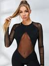 🖤ZASUWA Female Sexy Mesh Jumpsuit