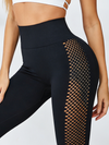 ZASUWA Female Breathable Side Net Hip-lift Leggings
