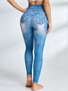 ZASUWA Female Denim Hip-lift High-waisted Leggings