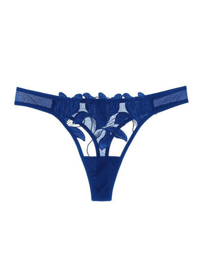 Lily Embroidered Mesh Panties