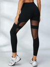 🖤ZASUWA Female Cutout Mesh High-rise Leggings