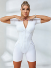 🖤ZASUWA Female Zipper Corset Short Romper