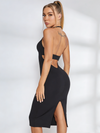 ZASUWA Female Backless Split Dress