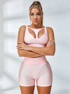 🖤ZASUWA Female Hollow Out Push Up Short Tracksuit
