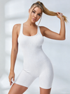 ZASUWA Female Cross Back Scrunch Bum Seamless Romper