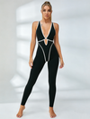 🖤ZASUWA Female Hollow Out Backless Jumpsuit
