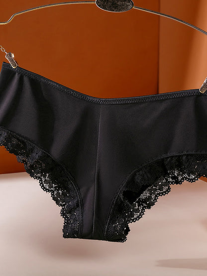 Hollow Out Silk T-back Panties