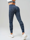 ZASUWA Female Leopard Print Elastic Tight Push Up Design Leggings