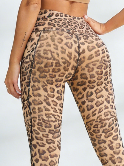 Leopard Print Pocket Leggings