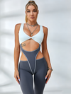 🖤ZASUWA Female Sexy Contrast Color Unique Cutout Jumpsuit