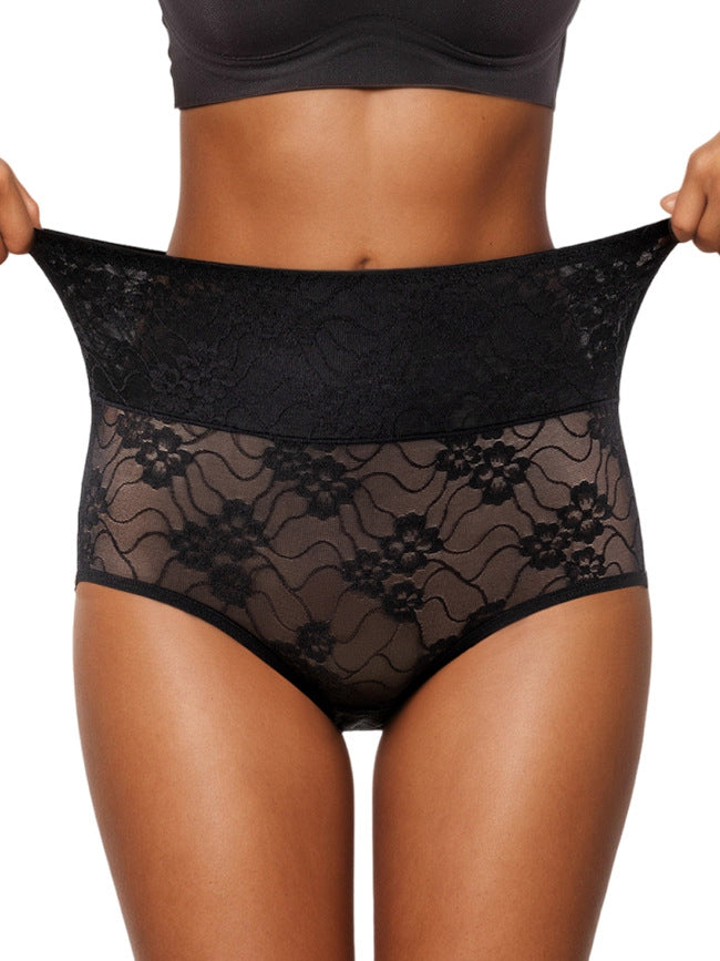 Sexy Solid Color Mesh Lace Panties