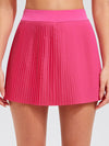 ZASUWA Female Solid Color Quick Dry 2 in 1 Tennis Skirts
