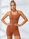 ZASUWA Female V-neck High-Support Elastic Tight Romper