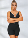 ZASUWA Female Ribbed Zipper Romper