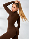 Zipper Fleece Jumpsuit
