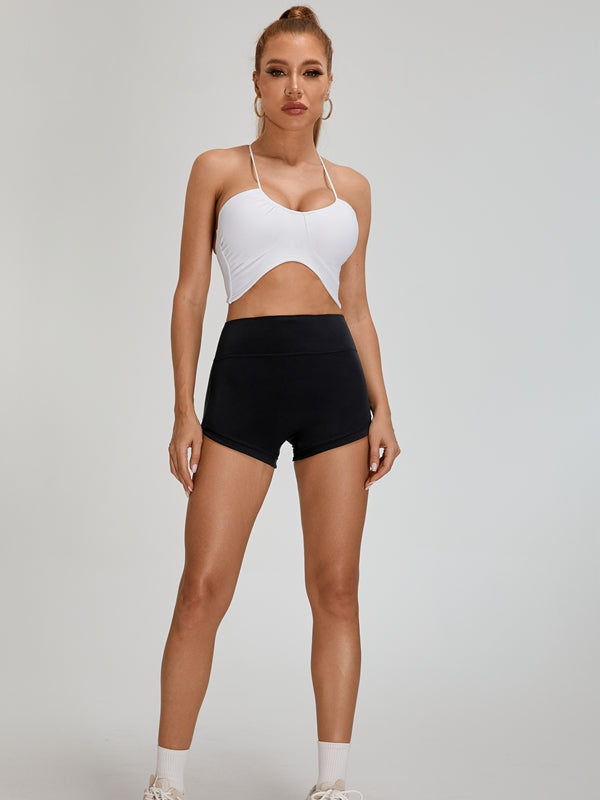 Scrunch Bum High-rise Spandex Gym Booty Shorts
