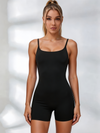 Backless U Collar Quick Dry Nude Sensation Romper