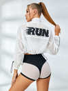 🖤ZASUWA Female Micro Mesh Short Tracksuit