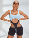 🖤ZASUWA Female Sexy Contrast Color Unique Cutout Jumpsuit