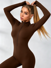 Zipper Fleece Jumpsuit