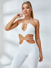 Hollow Out Backless Jumpsuit