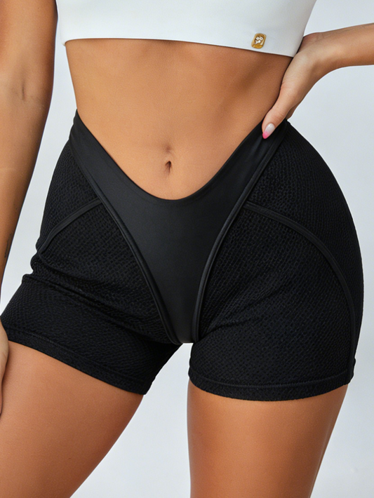 ❤ZASUWA Female Sexy Deep V Back Push Up Design Quick-dry Shorts