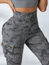 ZASUWA Female Camouflage Pocket Elastic Tight Leggings