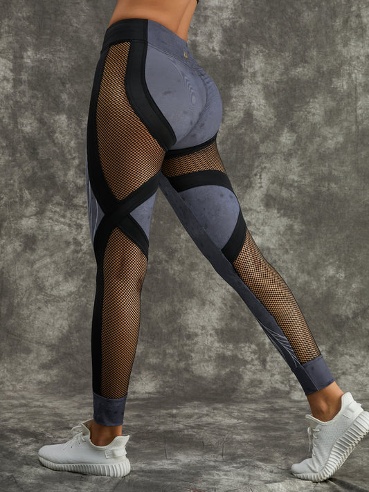 ZASUWA Damen Hot Tie-Dye Net Sport-BHs