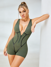 ❤ZASUWA Female Trendy Zipper Peach Booty Jumpsuit