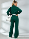 Stripes Zipper Pocket Casual Tracksuit