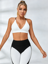 ZASUWA Female Contrast Color Push Up Tracksuit