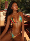 ZASUWA Female Contrast Color Print Bikini Set