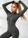 Zipper Fleece Jumpsuit