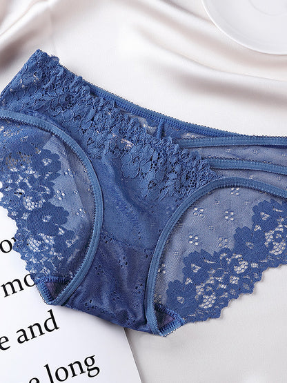Sexy Lace Irregular Hollow Out Panties