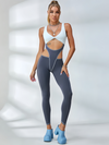 🖤ZASUWA Female Sexy Contrast Color Unique Cutout Jumpsuit