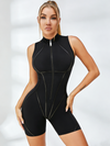 ❤ZASUWA Female Trendy Zipper Corset Jumpsuit