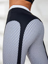 ❤Contrast Color Mesh Cutout Pop Style Tracksuit
