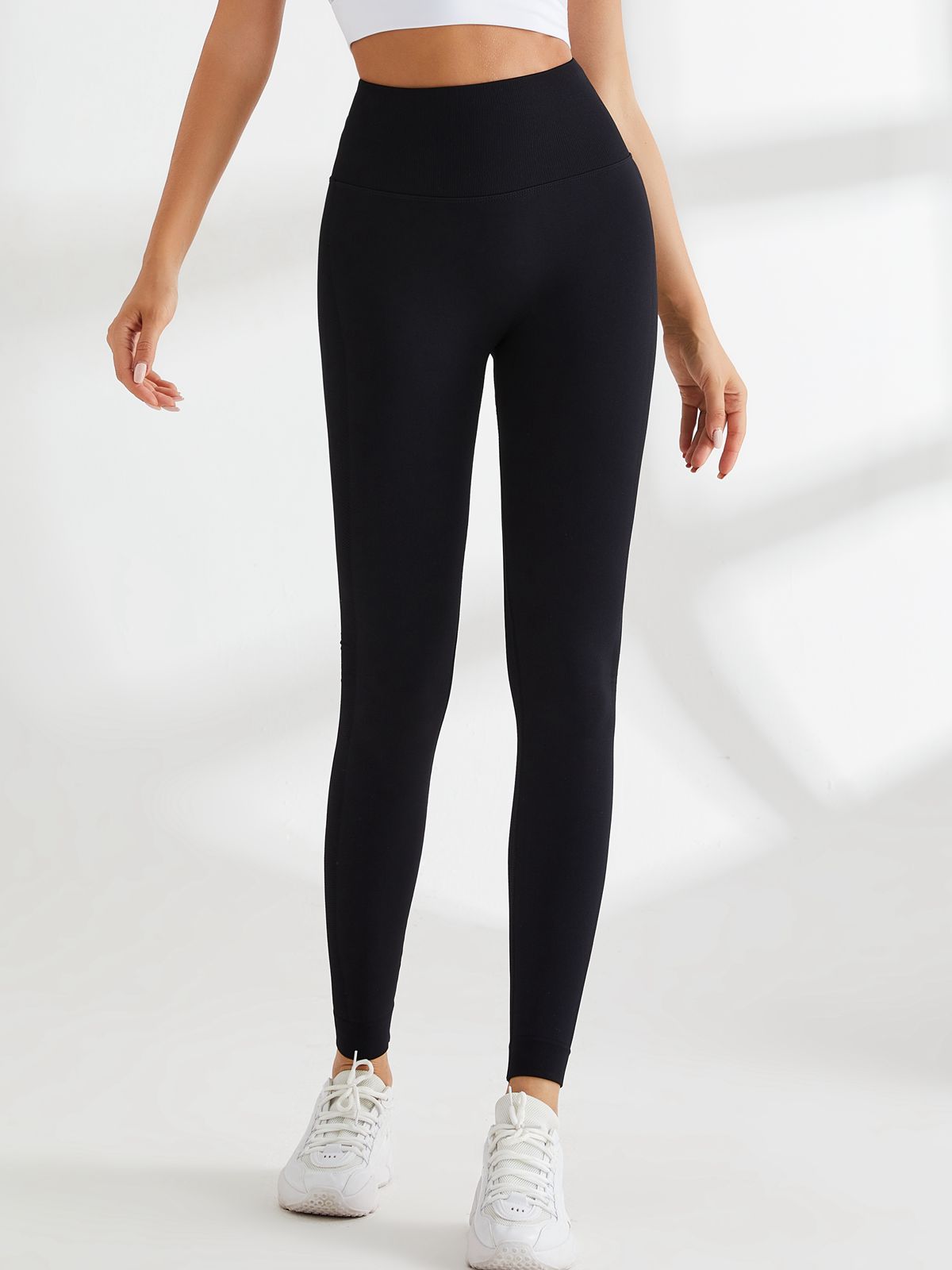 Yoga-Leggings mit hoher Taille und Hüftlifting