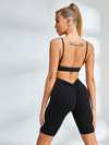 Unique Hollow Out Deep V Back Jumpsuit