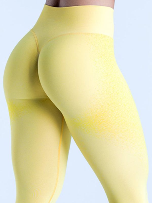 Solid Color Quick Dry Hip-lift Leggings