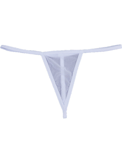 Lace Print T-back Panties