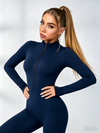 Zipper Fleece Jumpsuit