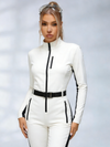 ZASUWA Female Waterproof Warm Zipper Ski Jumpsuit
