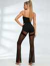 🖤ZASUWA Female Mesh Flar Jumpsuit